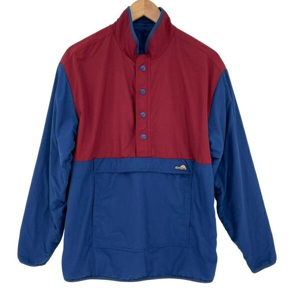 Chubbies The Arctic Tundra Reversible Fleece Pullover Windbreaker Jacket Small - Picture 2 of 14